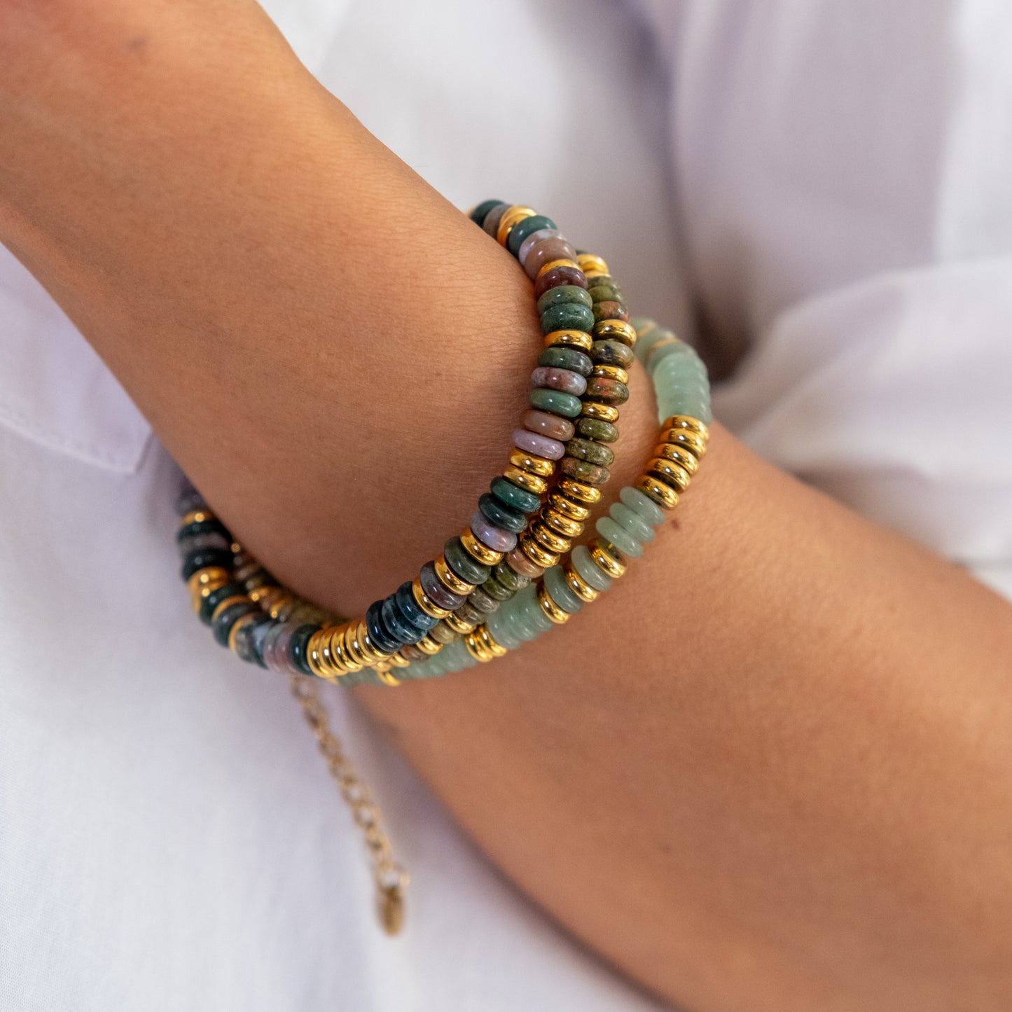 Boho Stone Beads Bracelet