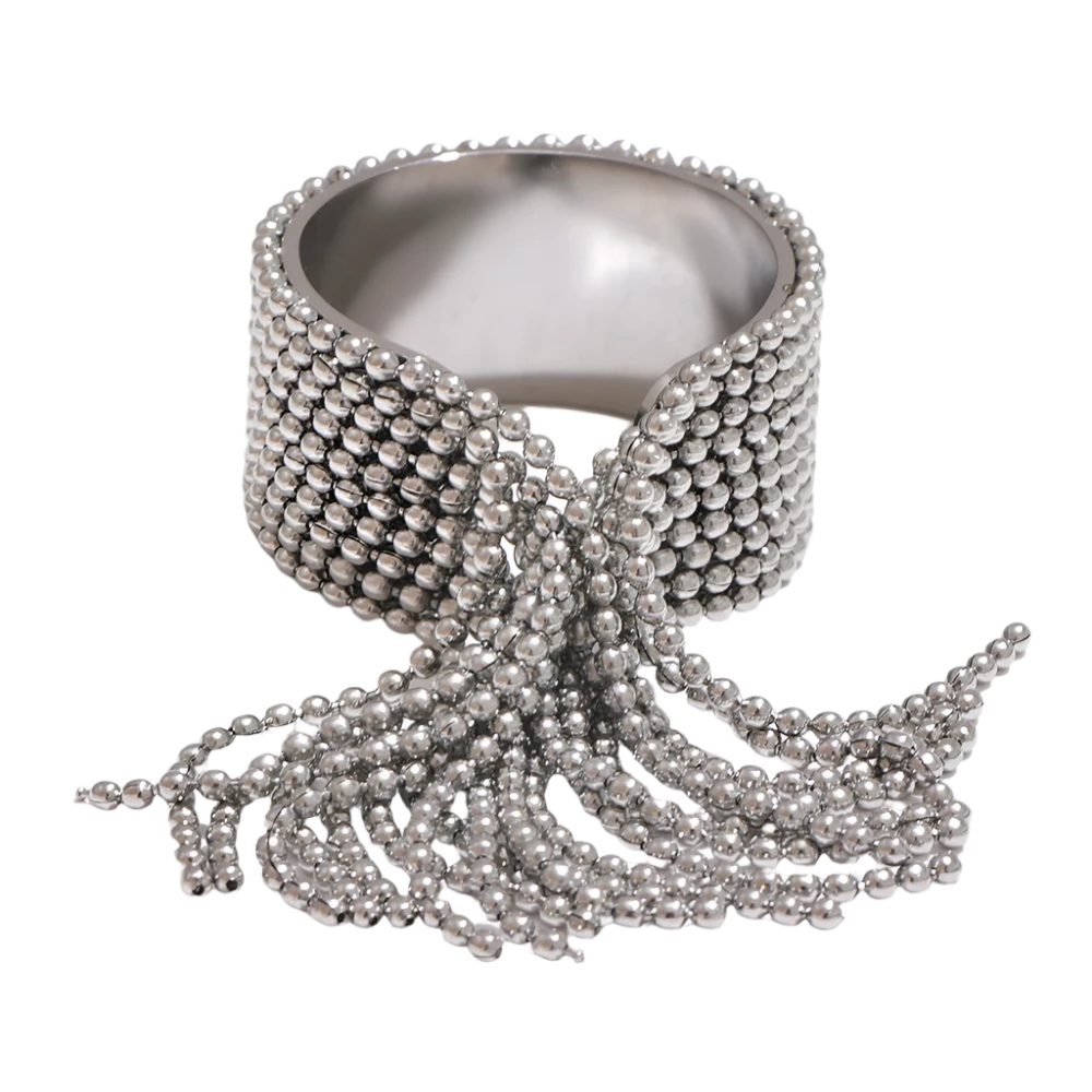 Statement Chain Dangle Ring