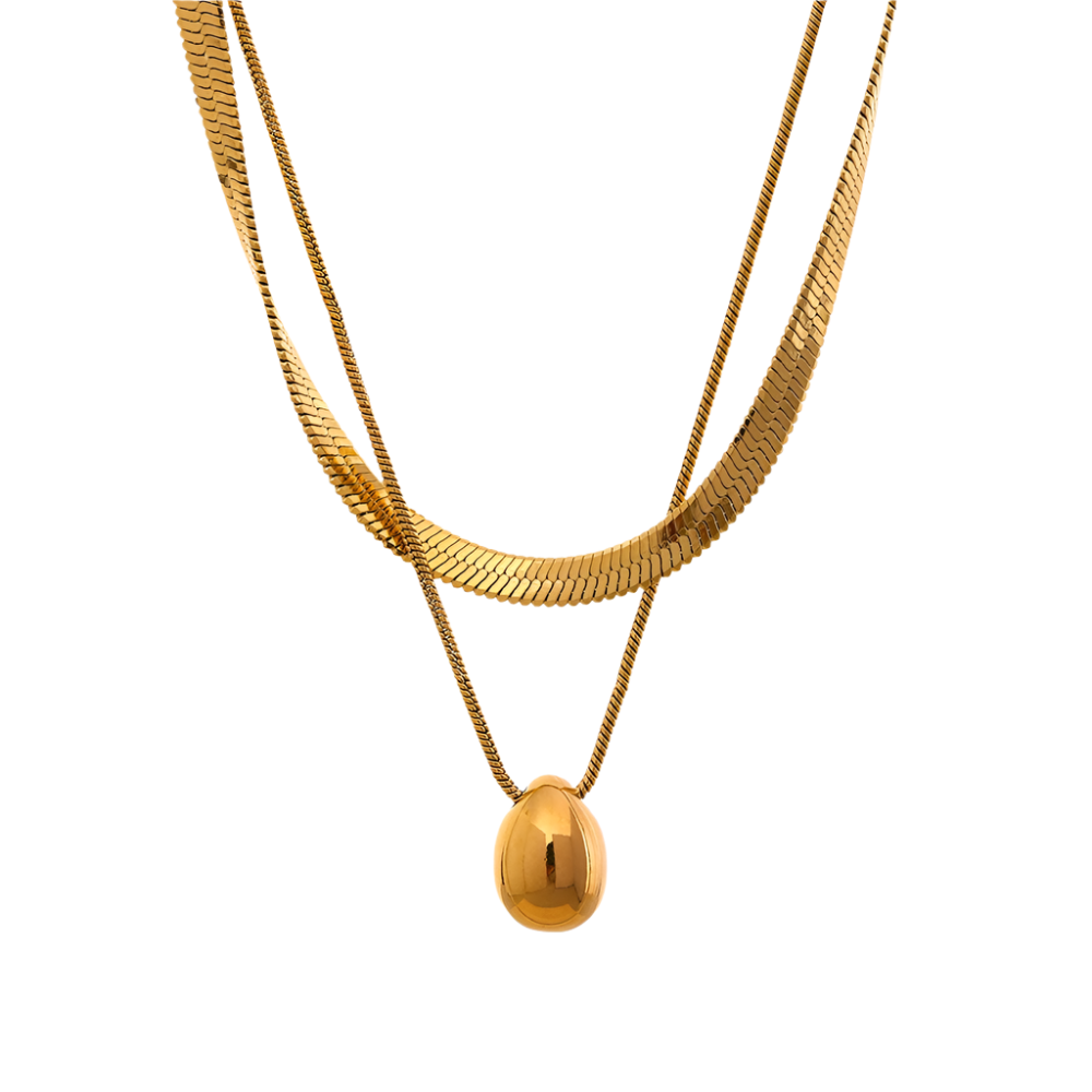 RetroCharm Double Layers Necklace