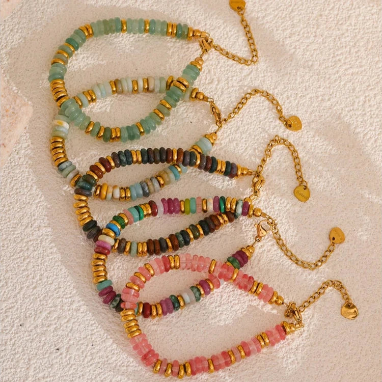 Boho Stone Beads Bracelet