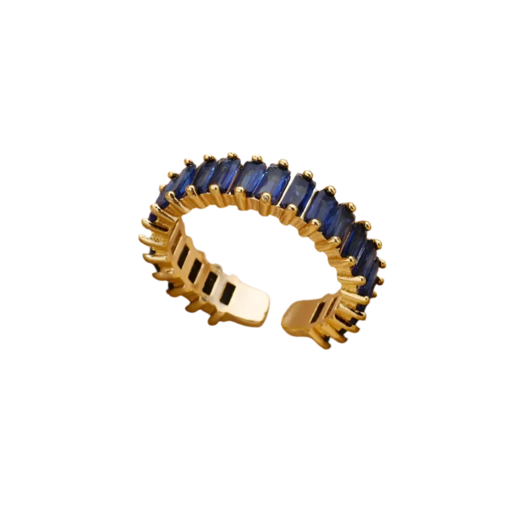 Elegant Adjustable Zirconia Eternity Ring