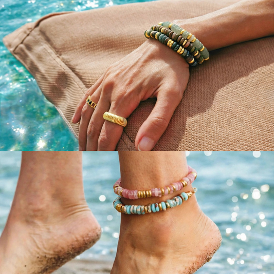 Boho Stone Beads Bracelet/Anklet