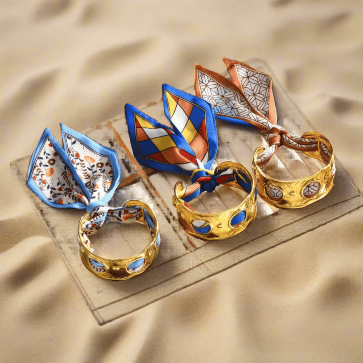 RetroCharm Scarf Bracelet