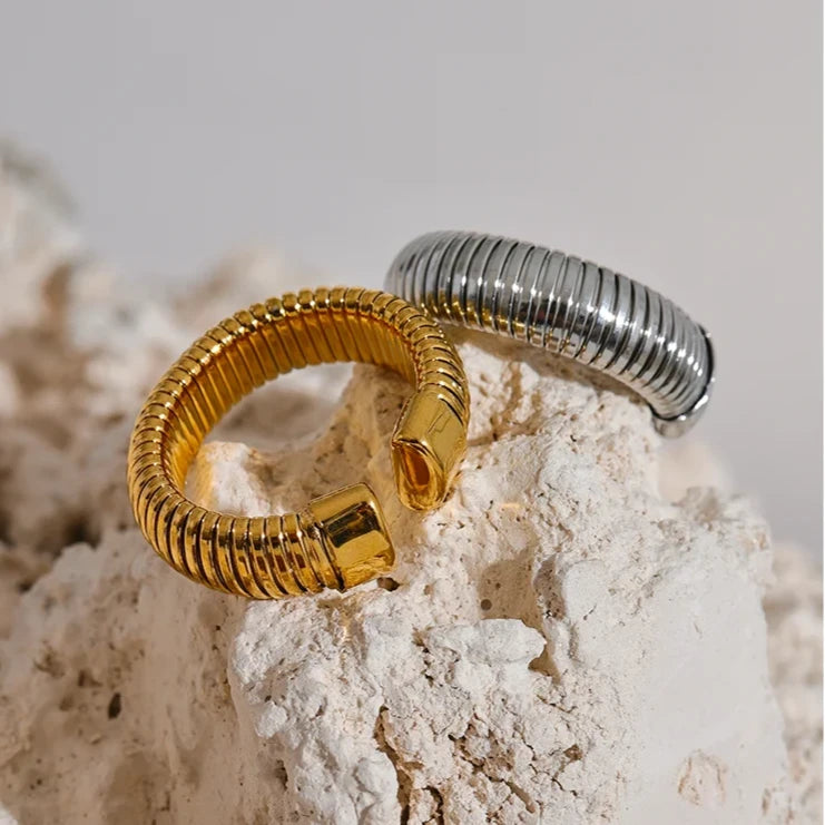 Timeless Spiral Stack Ring