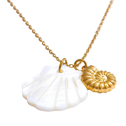 Ocean Muse Shell Pendant Necklace