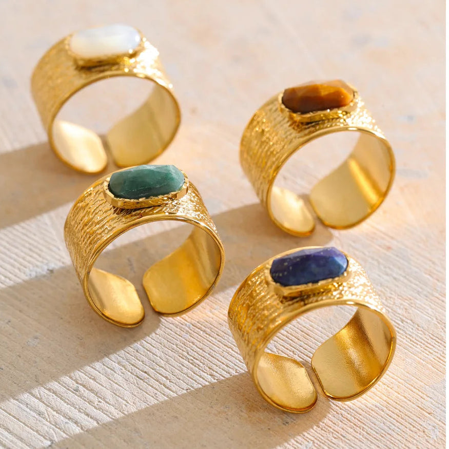 Vintage Stone Statement Ring