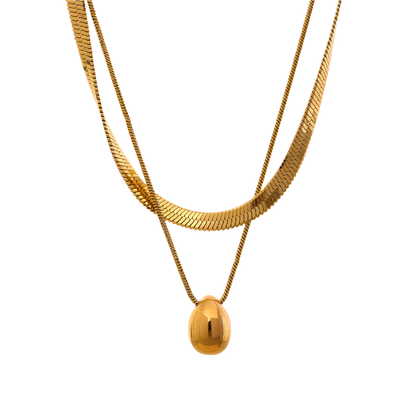 RetroCharm Double Layers Necklace