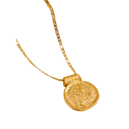 Golden Zodiac Vintage Necklace
