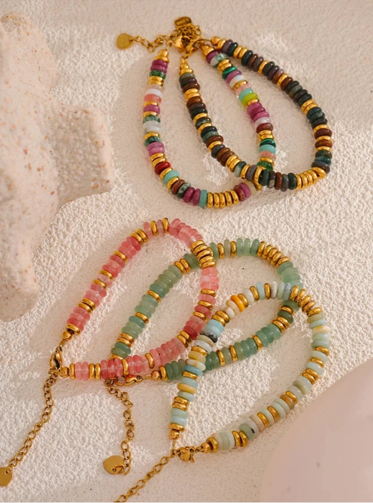 Boho Stone Beads Bracelet/Anklet