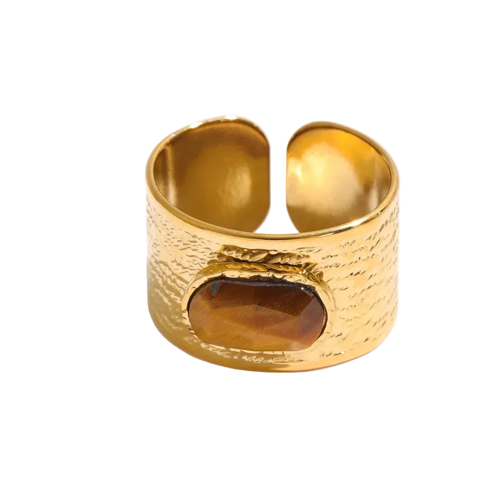 Vintage Stone Statement Ring