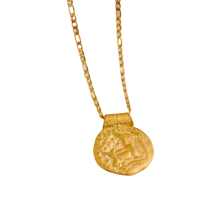 Golden Zodiac Vintage Necklace