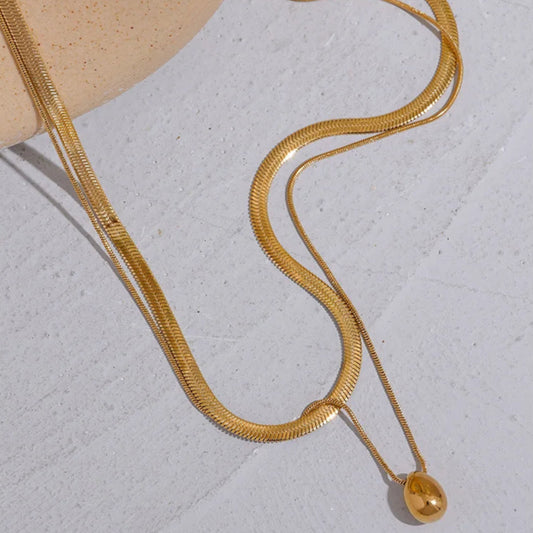 RetroCharm Double Layers Necklace