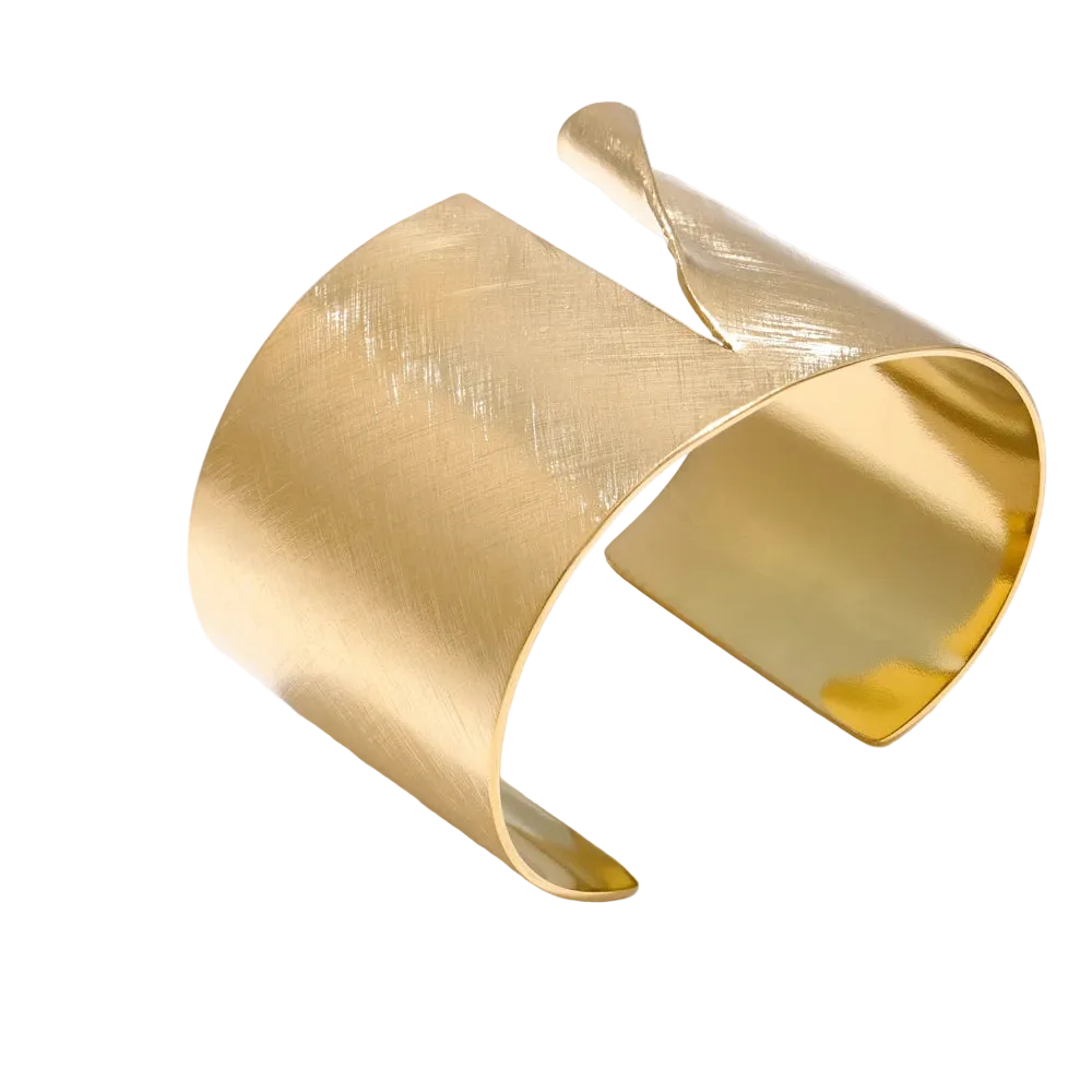 Sculpted Torn Cuff Bracelet