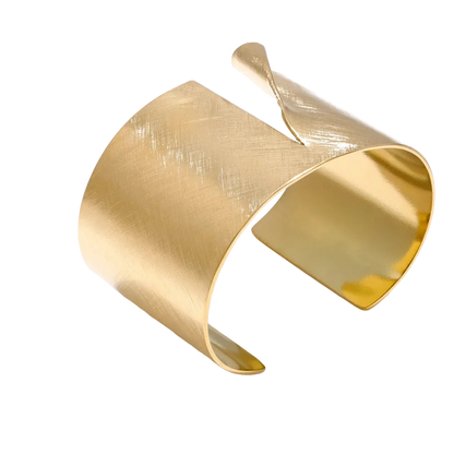 Sculpted Torn Cuff Bracelet