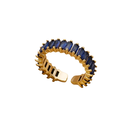 Elegant Adjustable Zirconia Eternity Ring