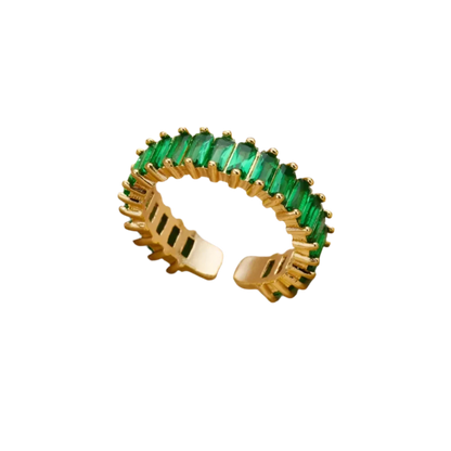 Elegant Adjustable Zirconia Eternity Ring