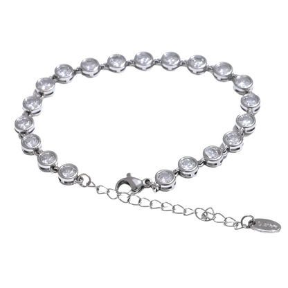 Elegant Zirconia Tennis Bracelet