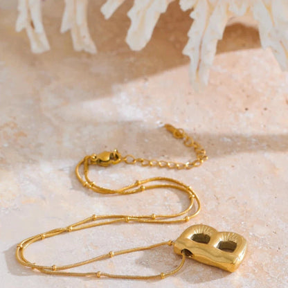 Initial Letter Pendant Necklace
