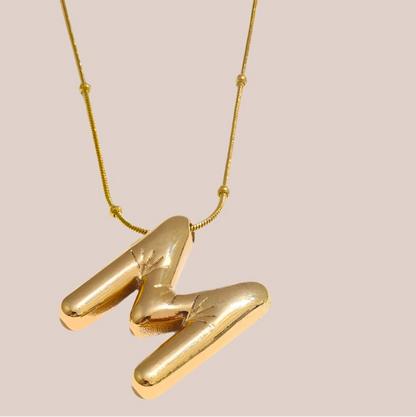 Initial Letter Pendant Necklace