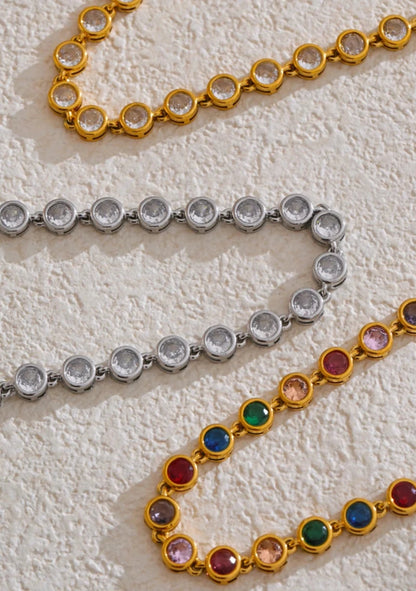 Elegant Zirconia Tennis Bracelet